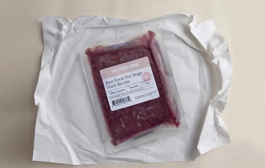 We Feed Raw Raw Food For Dogs Duck Recipe Pouch