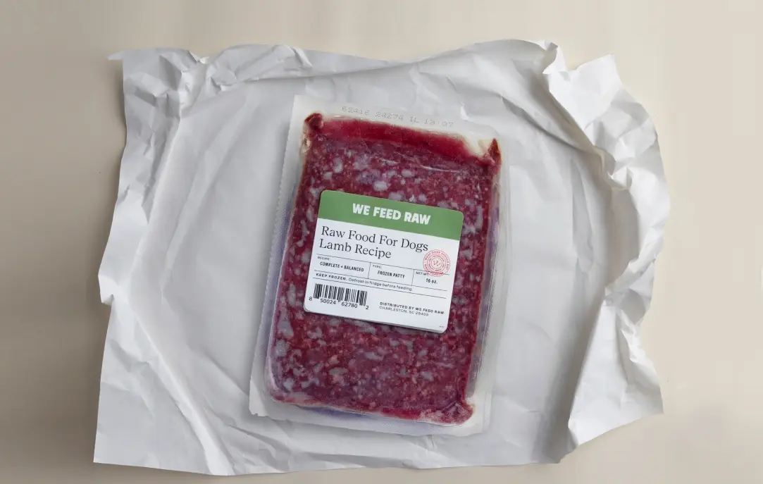 We Feed Raw Raw Food For Dogs Lamb Recipe Pouch